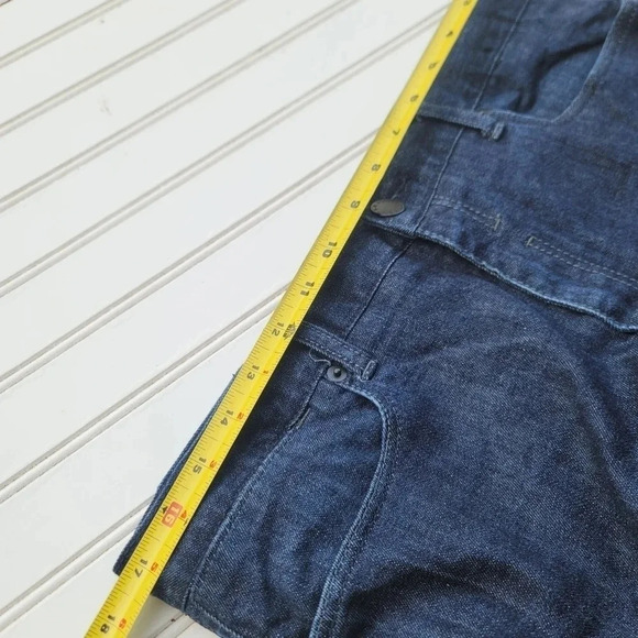 Mondo Di Marco Men's 34 x 32 Jeans Blue Dark Wash 5-Pocket Slim Stretch - Picture 5 of 10